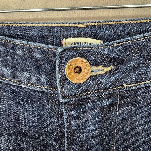 Vintage True Religion Jeans Women 26 (26x28) Stella Skinny Stretch Blue Denim - Picture 5 of 13